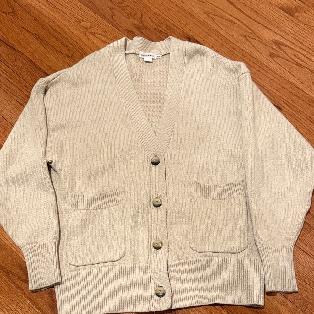 Good American cardigan